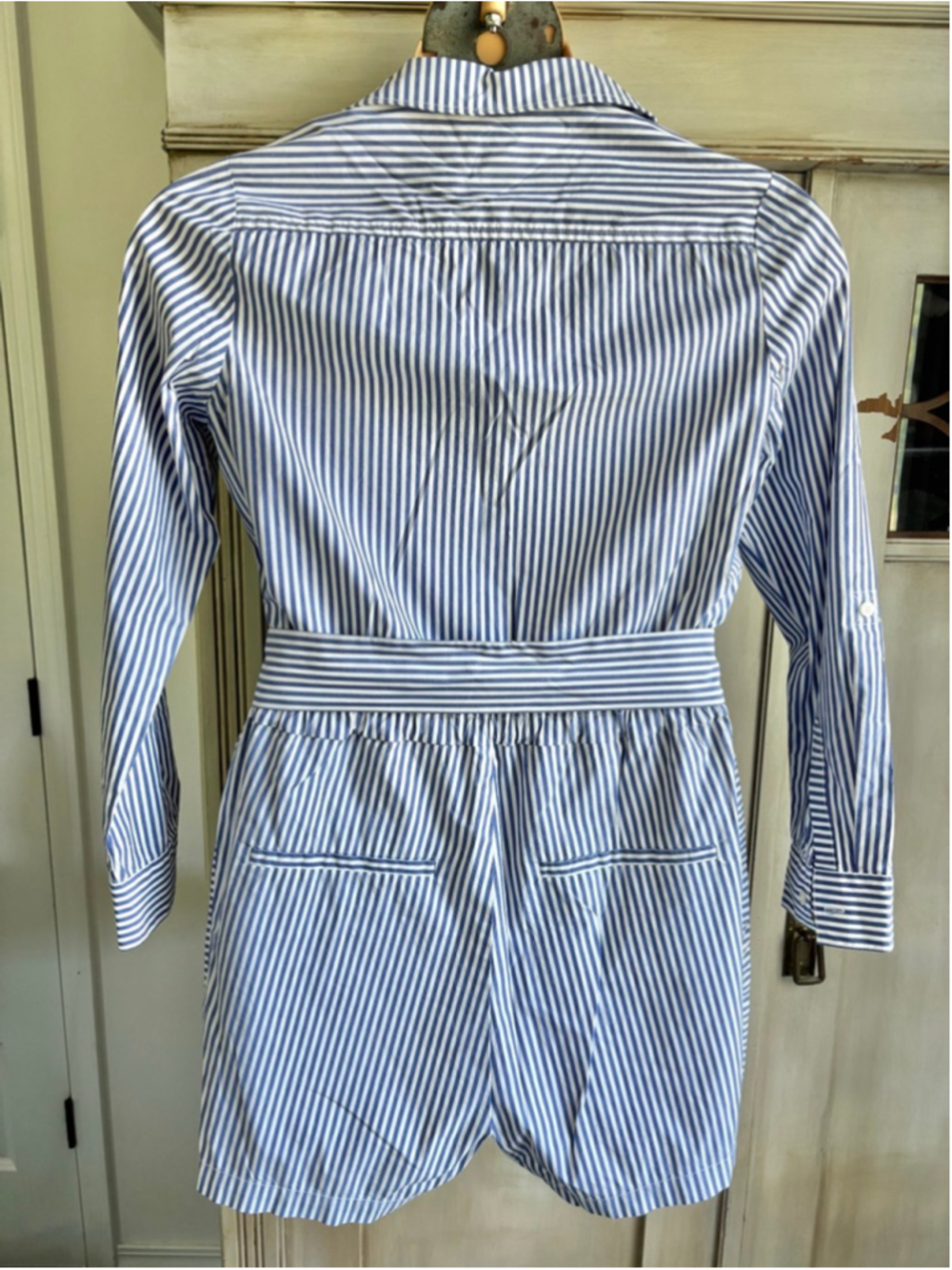EUC Vineyard Vines Sarah Striped Romper in Ocean Reef | Sz 8 - Picture 7 of 12